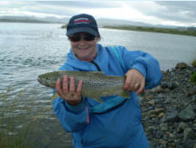 Catch big sea run trout near the Clutha River Mouth.